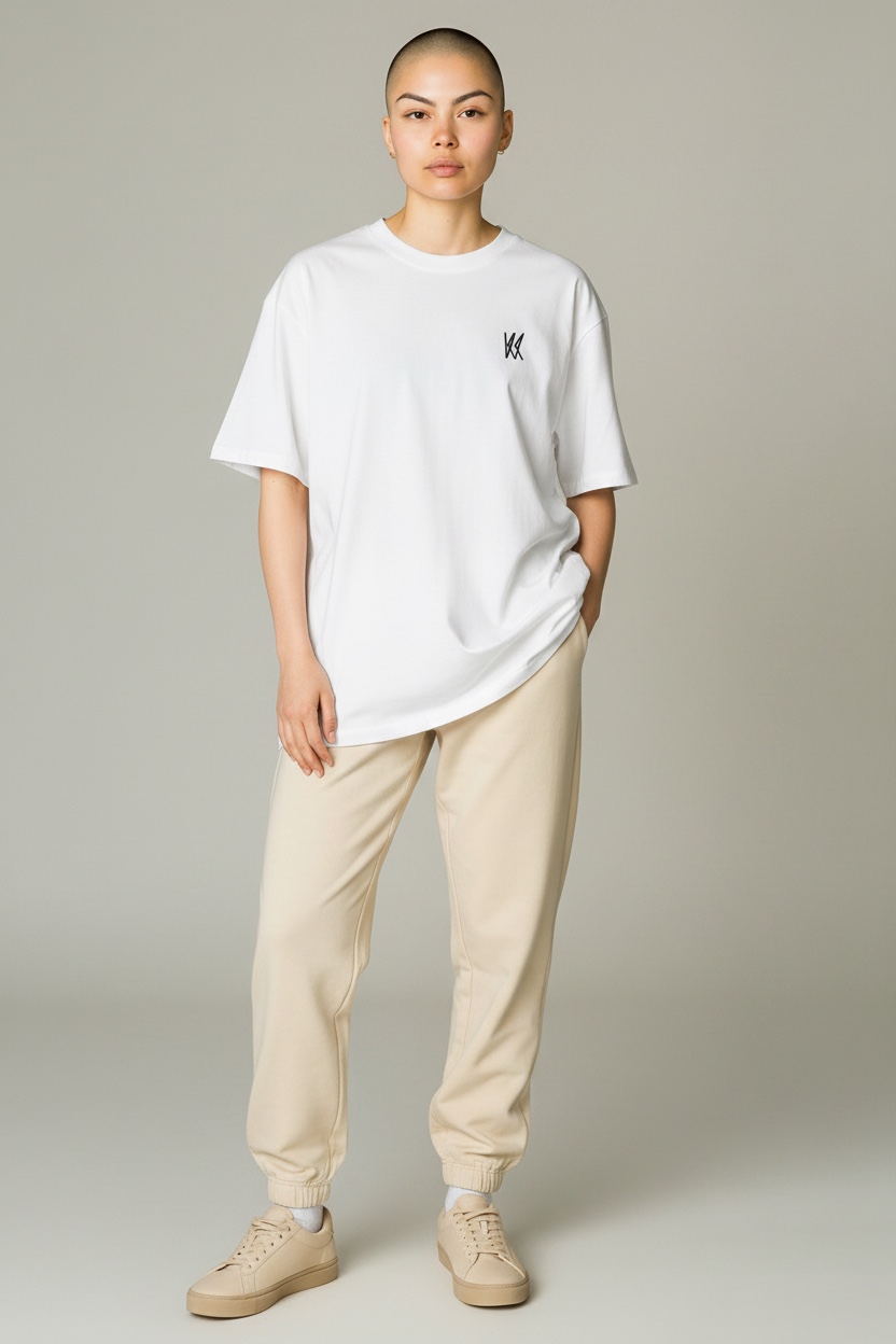 White Oversize Tee - Image 5