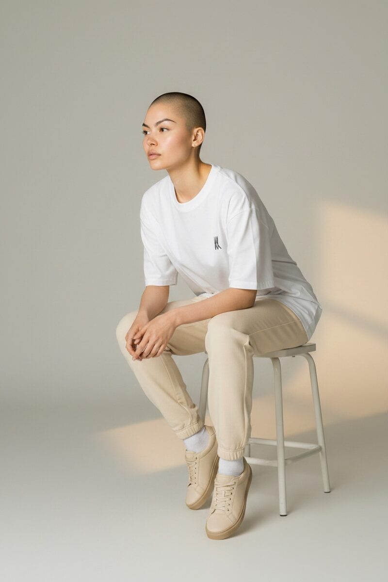 White Oversize Tee