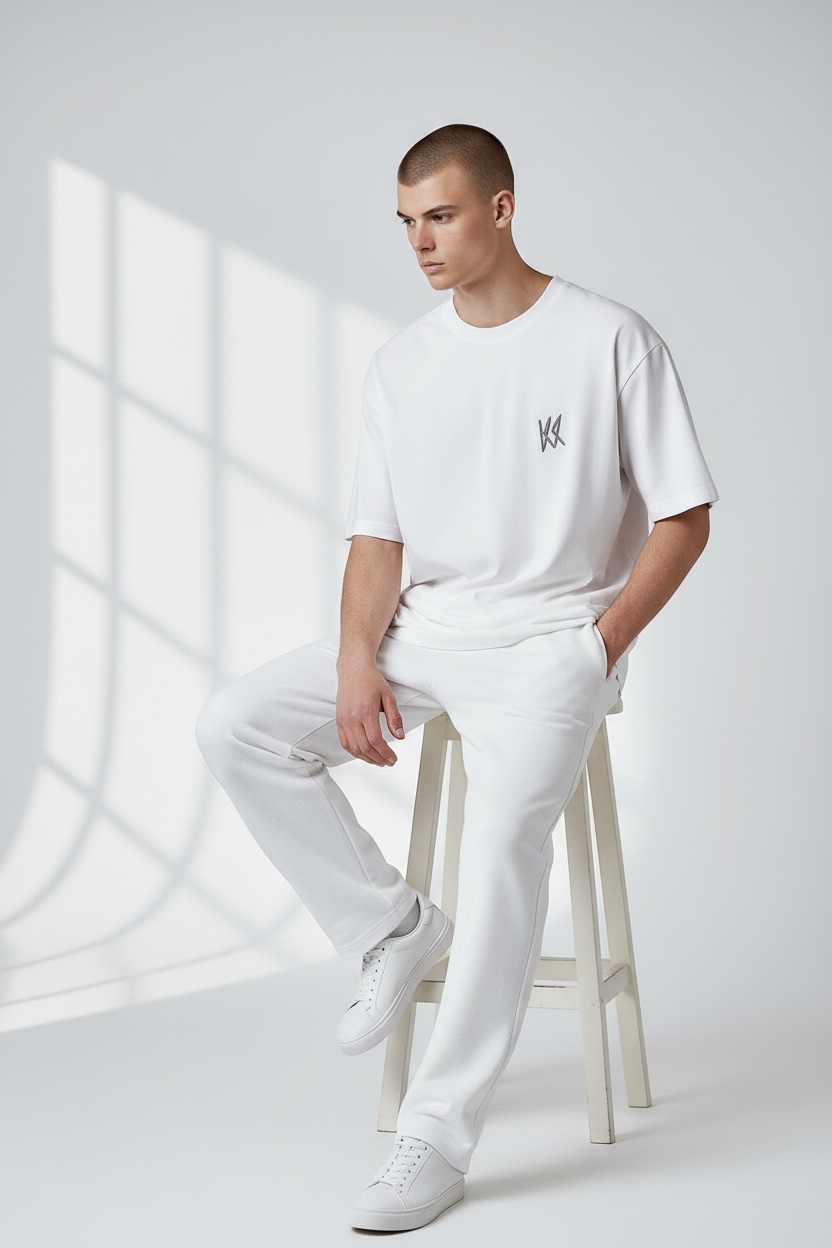 White Oversize Tee - Image 4