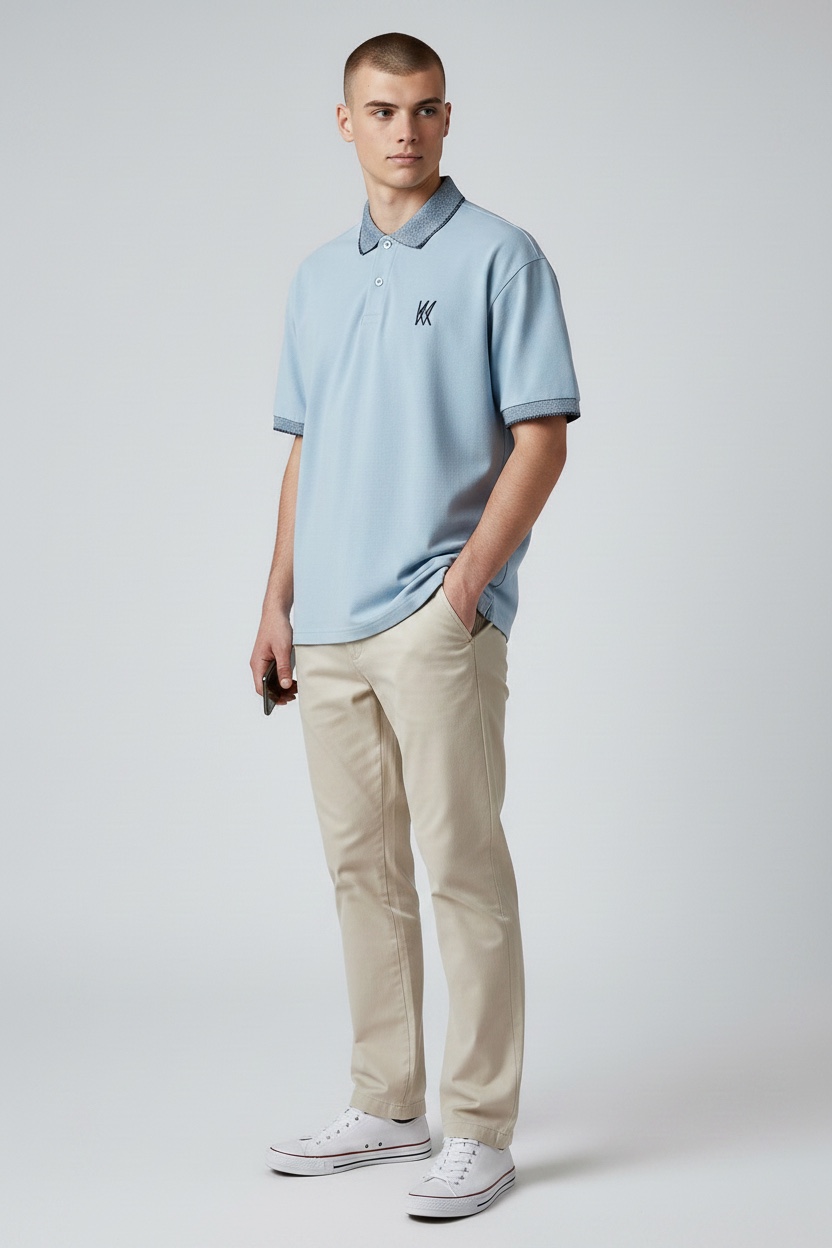 Unisex Cotton Polo - Image 4
